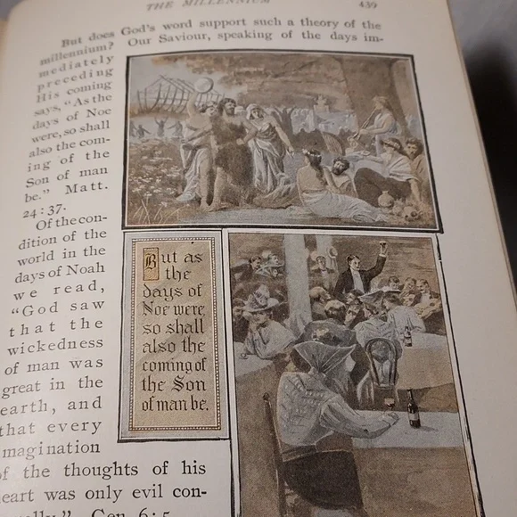 Vintage 1909 Past Present and Futureby J E White Hard Cover Book